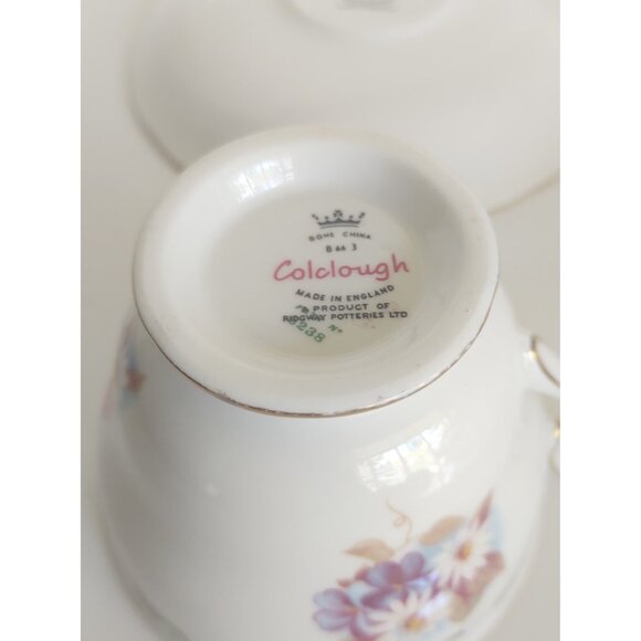 Colclough Bone China Tea Cup & Saucer (8238) Daisies - 1950's - Picture 11 of 13
